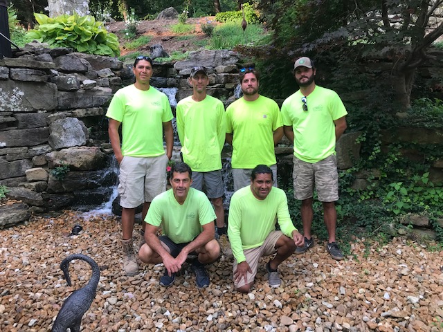 Back left: Eric, Dave, Jack, Blake / Front left: Barclay, Raul